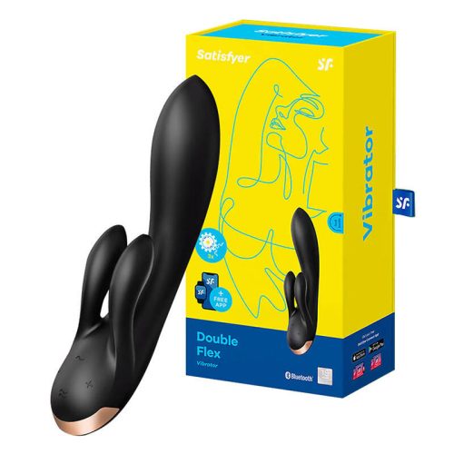 Vibrator Satisfyer Double Flex with App (Black)