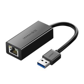   USB 3.0 to RJ45 Network Adapter Ugreen CR111, Gigabit Ethernet (Black)