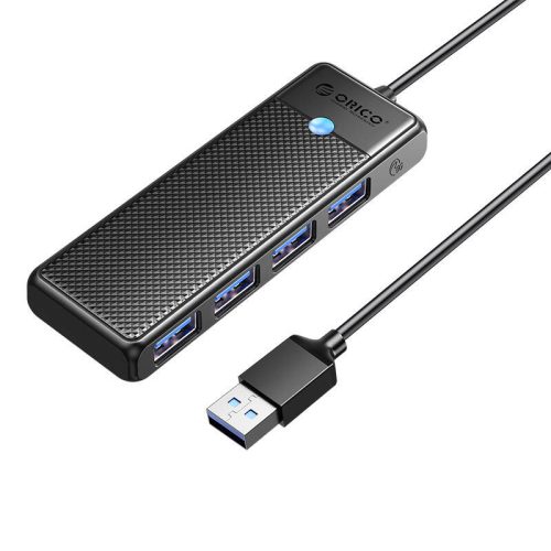 Orico Hub USB-A - 4xUSB-A 3.0 - fekete