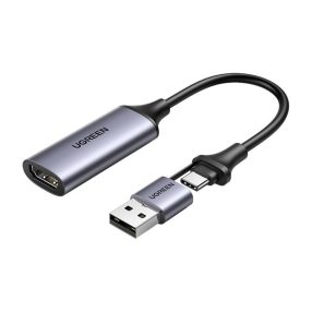   HDMI Capture Card / Grabber Ugreen CM489, 4K 60Hz, USB + USB-C