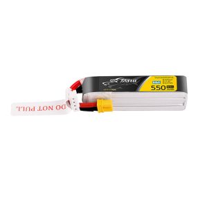   Tattu 3s 550mAh 95C 11.4V HV Lipo Battery with XT30 Plug Long-Pack Connector