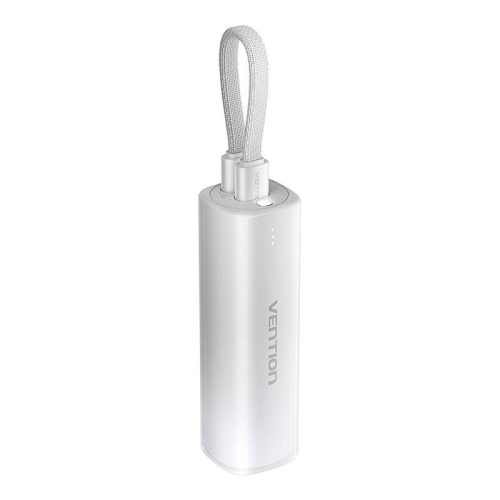 Powerbank 5000mAh Vention FHWM0 20W + USB-C villámkábel (szürke)