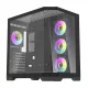 Darkflash FT418 PRO számítógépház + 7 ARGB ventilátor (fekete)