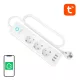 Gosund P1 PLUS Wifi-s okos elosztó, Tuya (4x AC schuko, 3x USB-A)