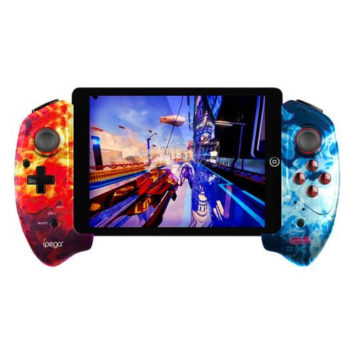 iPega PG-9083B vezeték nélküli kontroller / GamePad telefontartóval (láng)