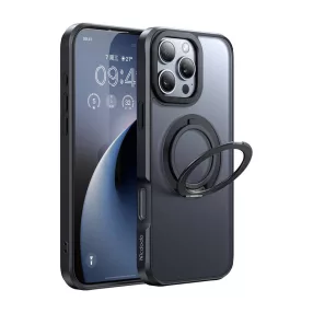   McDodo PC-4933 MagSafe case for iPhone 16 Pro Max with stand (black)