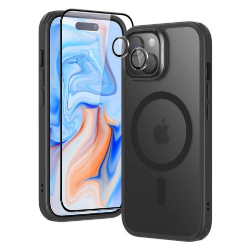 ESR Classic Hybrid (HaloLock) Case for iPhone 15 Plus (black)