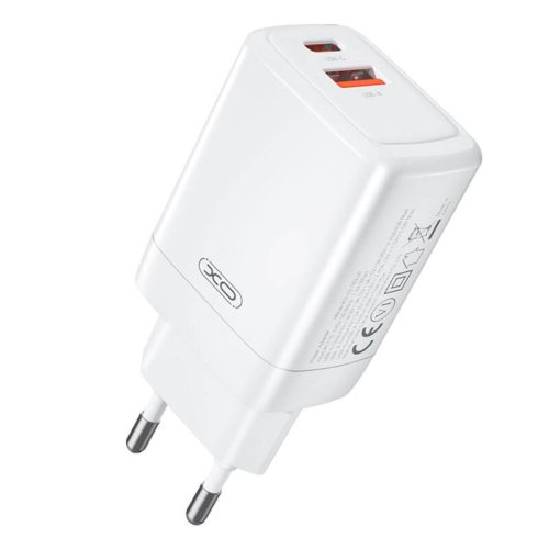 Fali töltő XO CE16, 45W, 1x USB-C, 1x USB-A