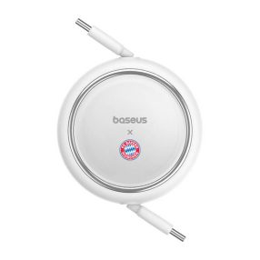   Baseus USB-C-USB-C 100W töltőkábel (fehér) Bayern Edition