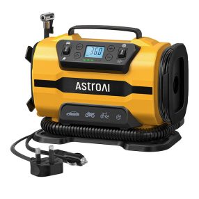   AstroAI ATJ-8366 150 PSI 12V DC/110V AC hordozható kerékkompresszor 150 PSI