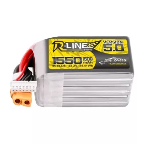   Lipo Tattu R-Line Version 5.0 1550mAh 22.2V 150C 6S akkumulátor XT60 csatlakozóval