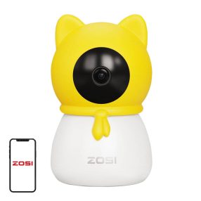   ZOSI 4MP HD 355°-os elektronikus kamera/Nanny 4MP HD 355° elektronikus kamera/Nanny