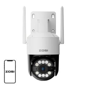   ZOSI C296 WiFi 8MP dual Pan Tilt IP66 kültéri kamera + 32GB microSD kártya