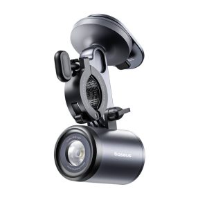   Baseus PrimeTrip 2 az 1-ben kerékpártartó, telefontartó + zseblámpa (fekete)