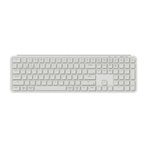 Ultra Slim Keychron B6 Pro 2.4G vezeték nélküli billentyűzet (fehér) [B6P-K8].