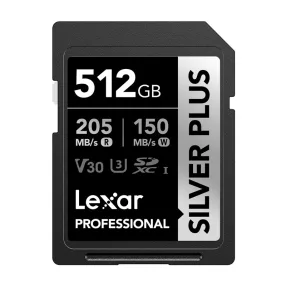 Lexar Professional SILVER PLUS SDXC 512 GB memóriakártya