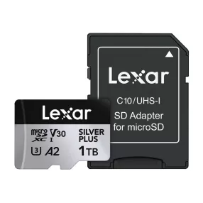   Karta pamięci Lexar High-Performance Silver Plus microSDXC 1TB + adapter