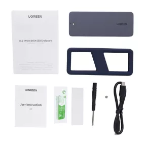 UGREEN CM777 SSD ház, NVMe/SATA, 20 Gbps, USB-C