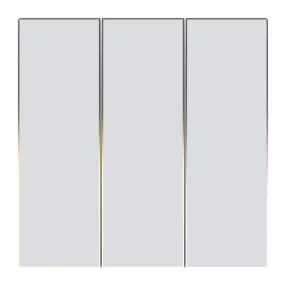   Érintéses ZigBee fénykapcsoló Avatto TS60-EU-W3 Triple TUYA (fehér).