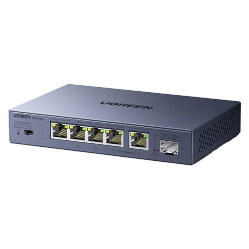 Ugreen CM753 hálózati kapcsoló, 6 portos, 2,5 Gigabit Ethernet