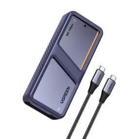 Ugreen D703 M.2 NVMe SSD ház, USB4 (szürke)