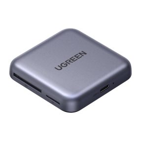   Ugreen CM898 3 az 1-ben kártyaadapter/olvasó, USB-C, MagSafe, SD/TF (fekete)