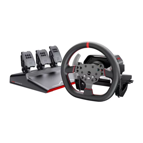 PXN-V10 Pro játékkészlet - kormánykerék + pedálok + rögzítő bilincsek (PC / PS4 / Xbox One / Xbox Series X|S)