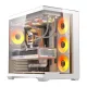 DarkFlash C280 számítógép-ház (fehér) + 7 ventilátor