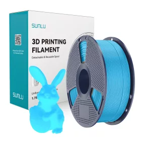 Sunlu PLA sötétben világító filament (kék)