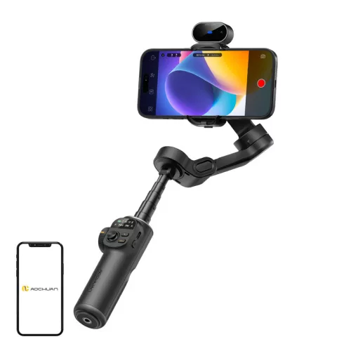 AOCHUAN X2 stabilizátor AI-érzékelővel (fekete)