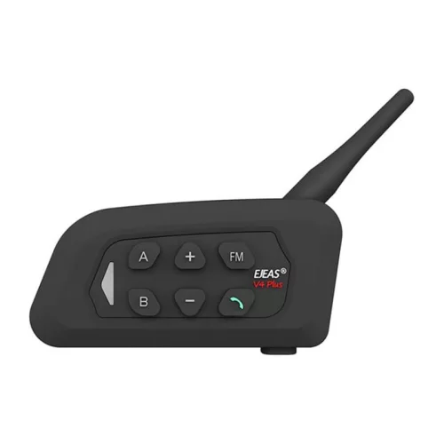EJEAS V4 Plus motorkerékpár-interkom, maximum 4 résztvevő számára