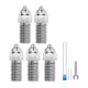 ELEGOO Neptune 4 / 4 Pro edzett acél fúvókakészlet (0,4 mm x 3 db, 0,6 mm x 1 db, 0,8 mm x 1 db)