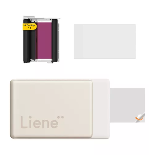 Liene Pearl N200 Pro 2x3 hüvelykes hordozható fotónyomtató (arany)
