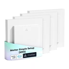   MEROSS MRS105MA-EU intelligens Wi-Fi (Matter) redőnykapcsoló (4 db-os csomag)