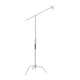 NEEWER SC320 320 cm-es rozsdamentes acél C-keretes állvány kinyújtó karral