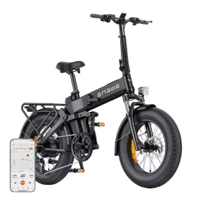   ENGWE PRO 3.0 BOOST 250 W-os 20 hüvelykes elektromos kerékpár (fekete)