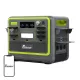 FOSSIBOT F2400 2400 W-os töltőállomás (zöld)