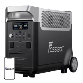 FOSSIBOT F3600 Pro 3600 W-os töltőállomás (fekete)