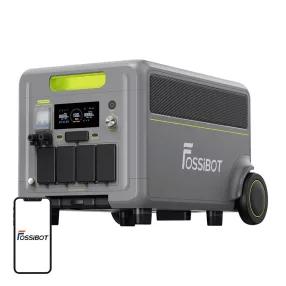 FOSSIBOT F7200 7200 W-os töltőállomás (zöld)