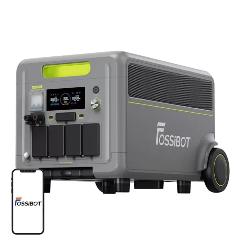 FOSSIBOT F7200 7200 W-os töltőállomás (zöld)