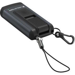   LEDLENSER K6R safety tölthető kulcstartós lámpa/riasztóval Li-ion 400lm szürke