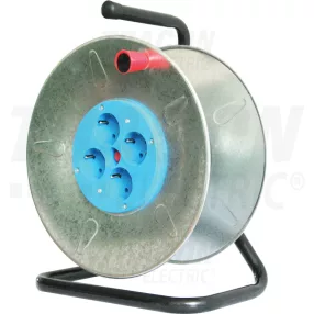 Üres fém kábeldob