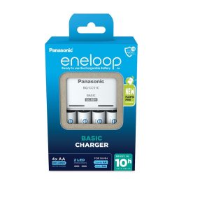   eneloop K-KJ51MCD40E akkumulátor töltő 4 db 2000mAh AA akkumulátorral