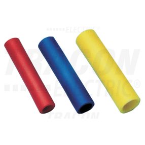 Szigetelt toldóhüvely, ónozott elektrolitréz, kék