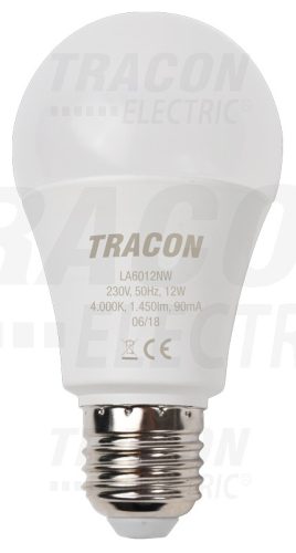 LA6012NW Gömb burájú LED fényforrás