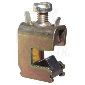 Gyűjtősín leágazó kapocs, 10 mm vastag sínekhez