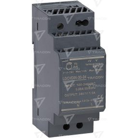   DIN sínre szerelhető tápegységszabályozható DC kimenettel