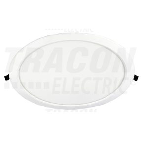 Védett, beépíthető LED mélysugárzó, kerek, fehér