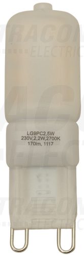 LG9PC2,5NW LED G9 fényforrás műanyag házban
