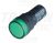 LED-es jelzőlámpa, zöld